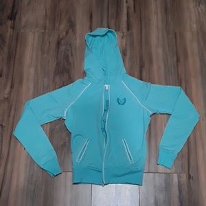 Zip up sweatshirt with hood